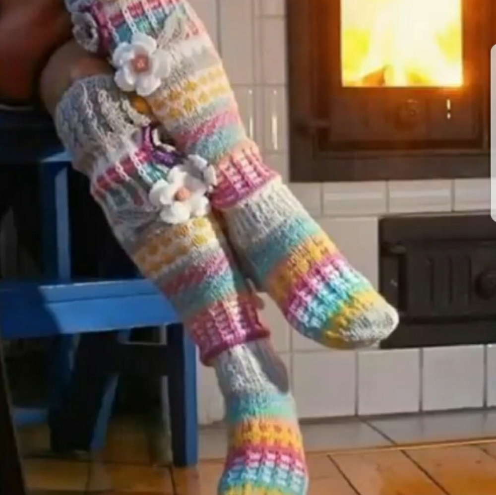 Knee High Slipper Socks!